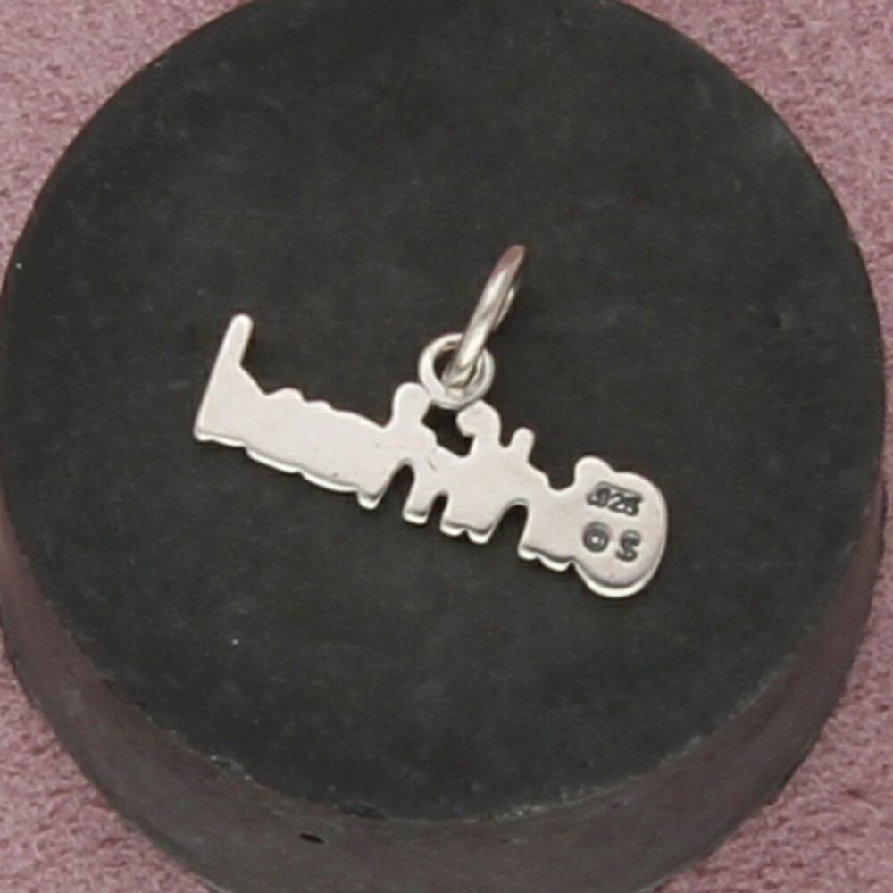 sterling silver girlfriend charm pendant - Picture 3 of 3
